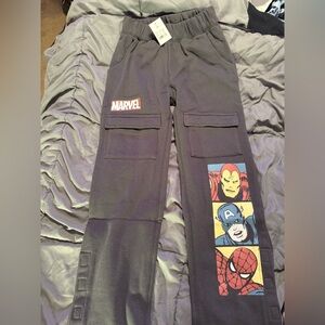 2 pairs of Cozy Gray cargo sweats for little boys